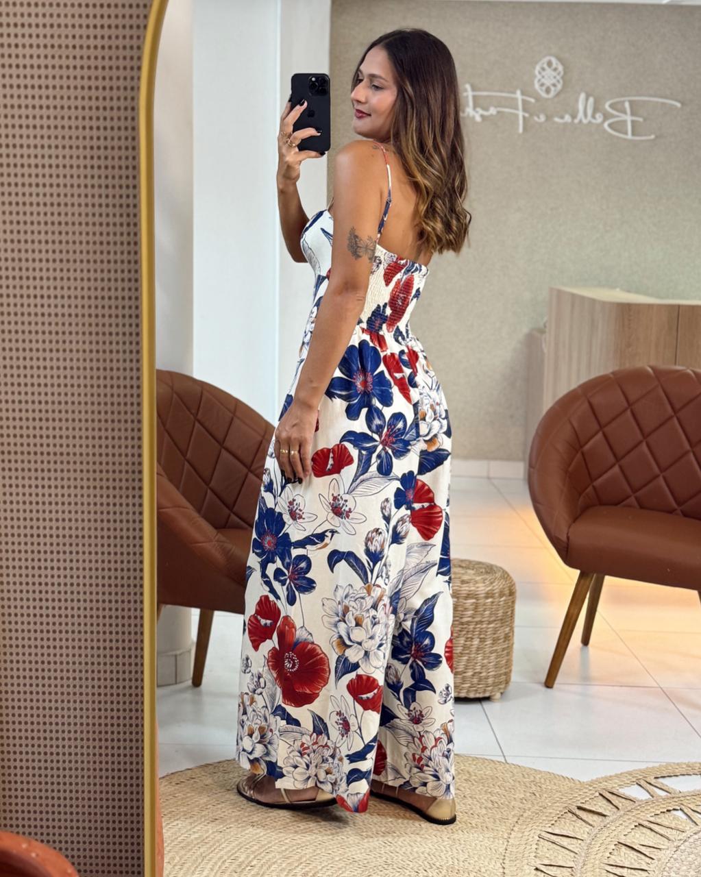 Macacão Estampado Floral Vera - Imagem 2