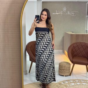 Vestido Cropped Estampado Tucanário
