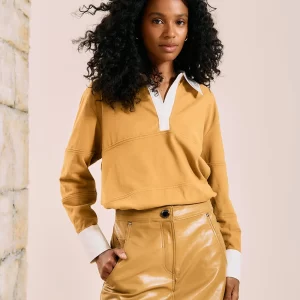 Short Saia Em Couro Sintético