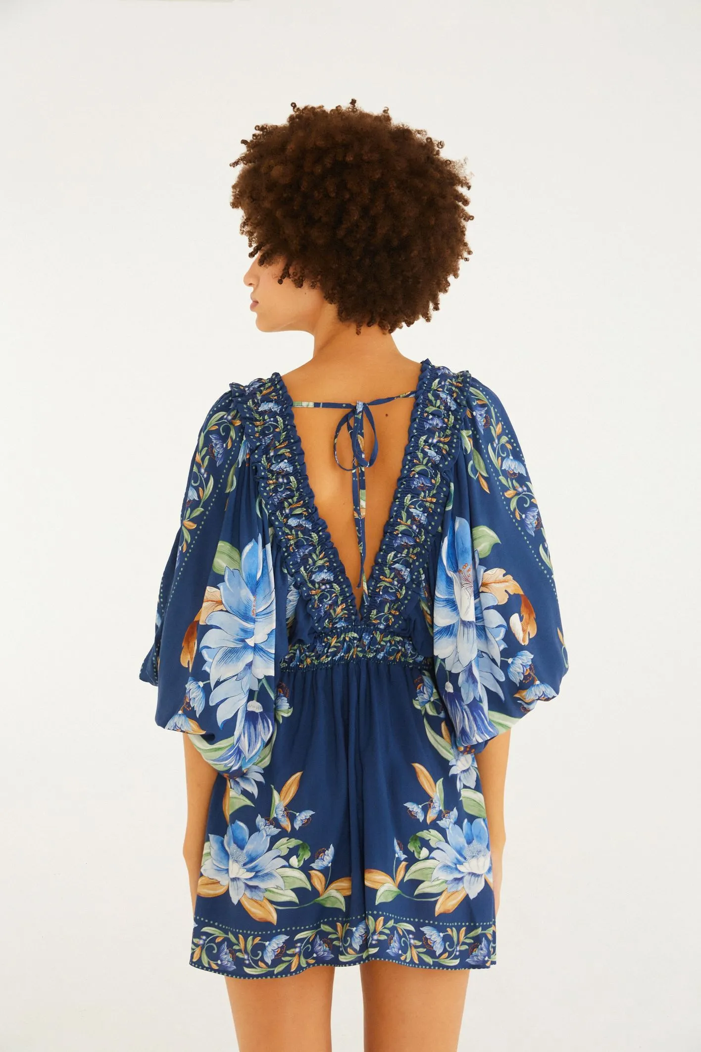 Macaquinho Estampado Floral Ana - Imagem 3