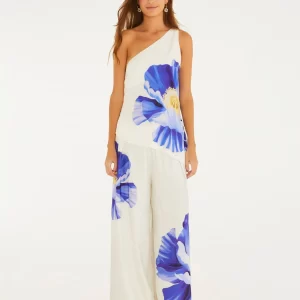 Calça Pantalona Estampada Lola