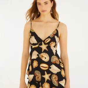 Blusa Alcinhas Estampada Conchas
