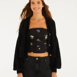 Cardigan Curto Pelinho