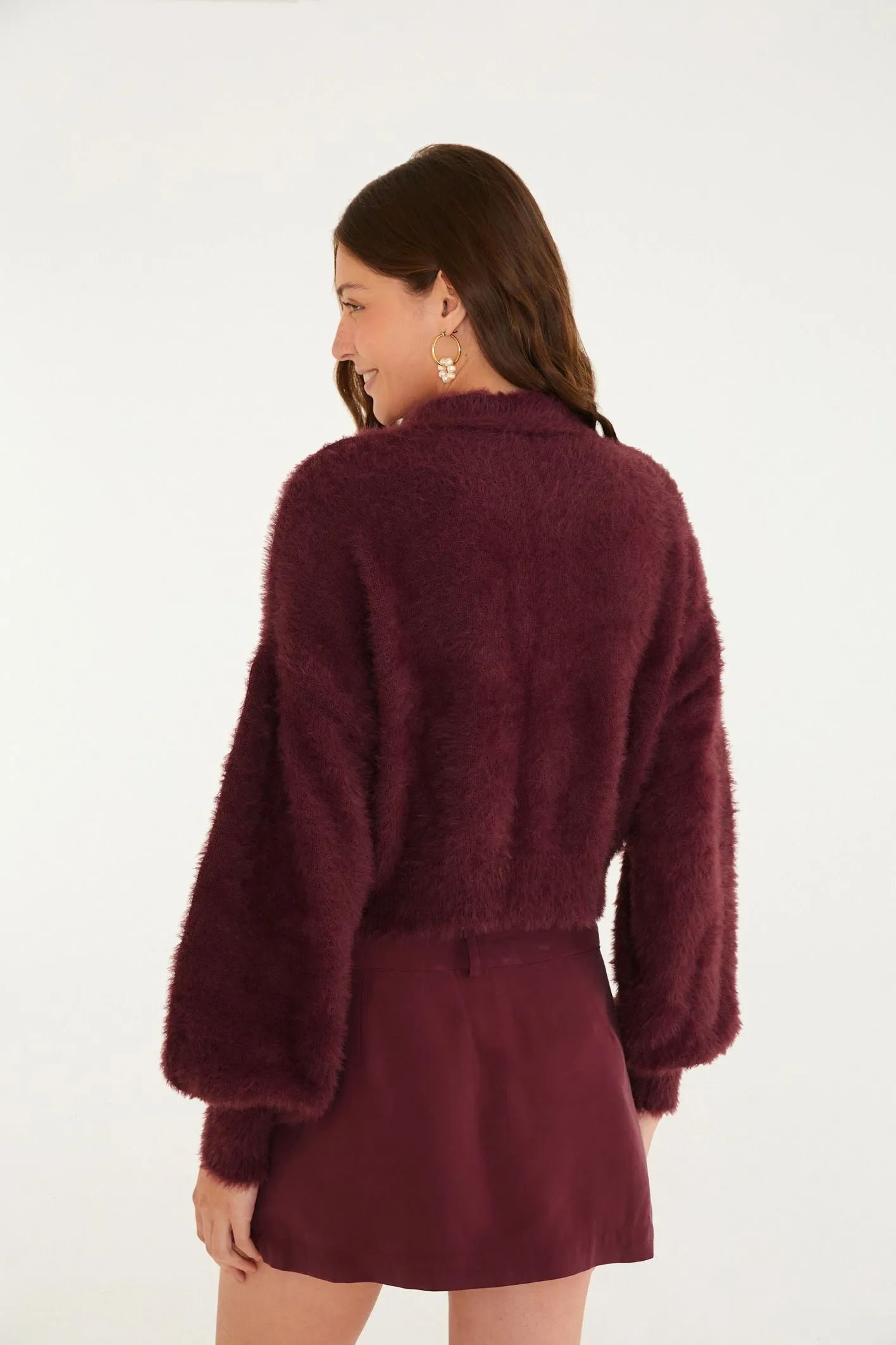 Cardigan Curto Pelinho - Imagem 4