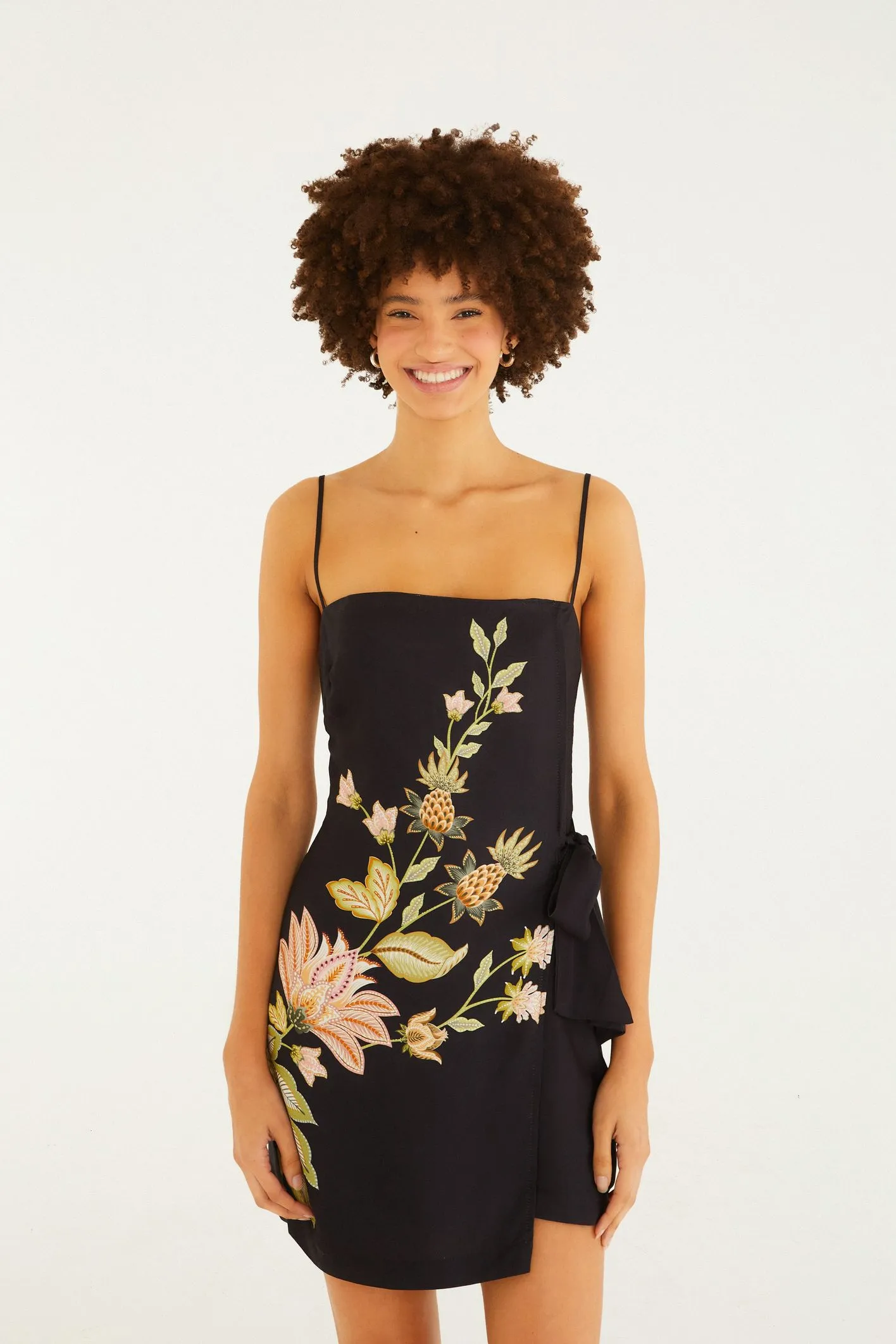 Vestido Curto Estampado Jamile