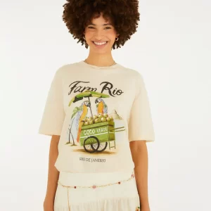 T-Shirt Media Carrinho De Coco