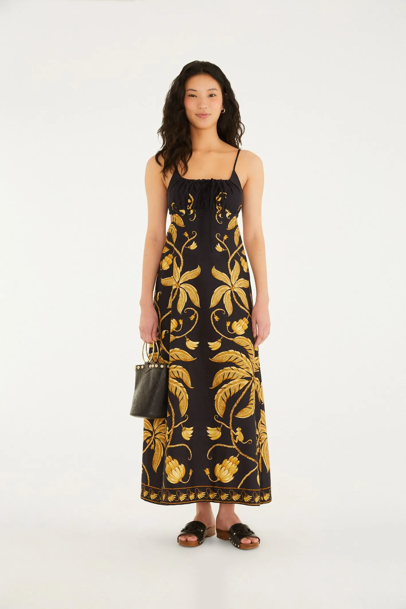 Vestido Longo Estampado Ourinho Tropical