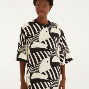 Vestido T-Shirt Estampado Tuca Legal