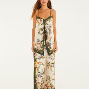 Calça Estampada Natureza Verde