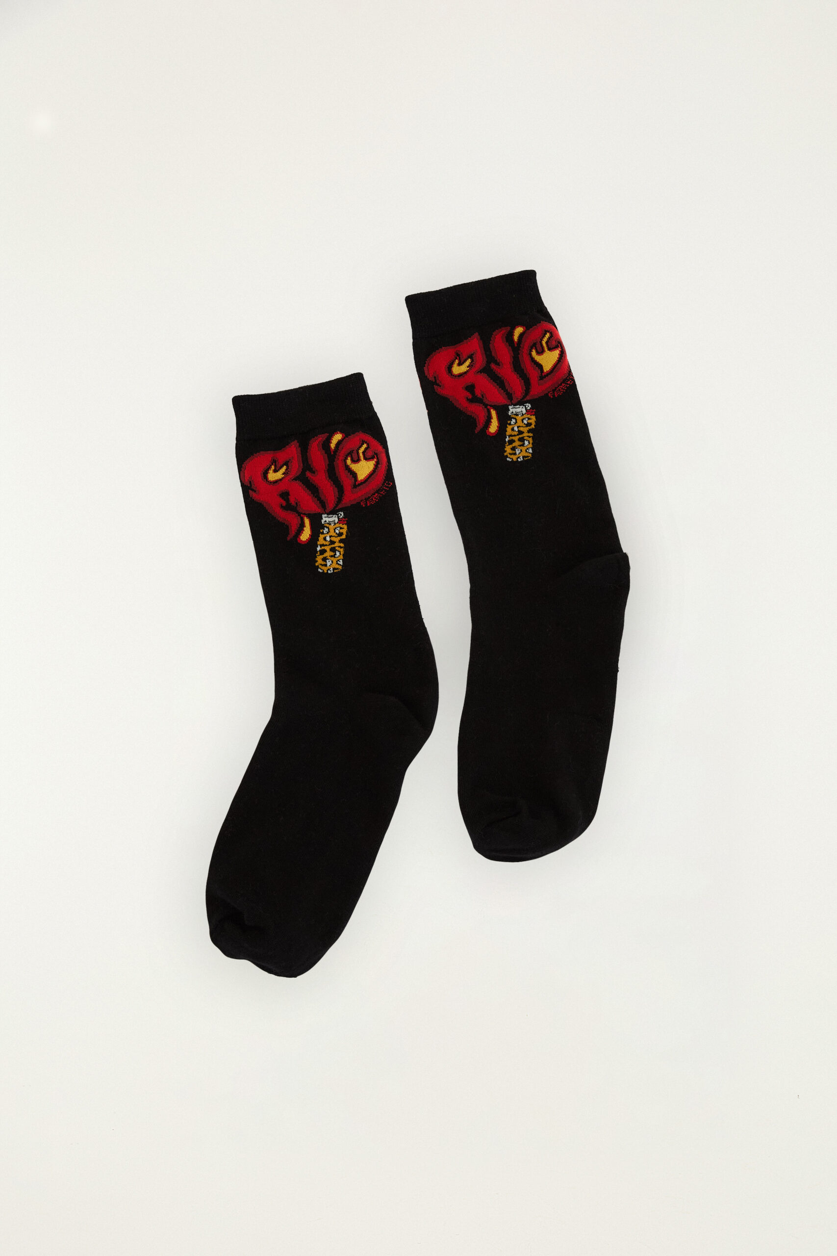 Meia Souvenir Fogueira Rio Multicolorido - Imagem 2