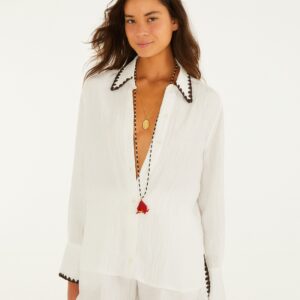 Camisa Detalhe Preto