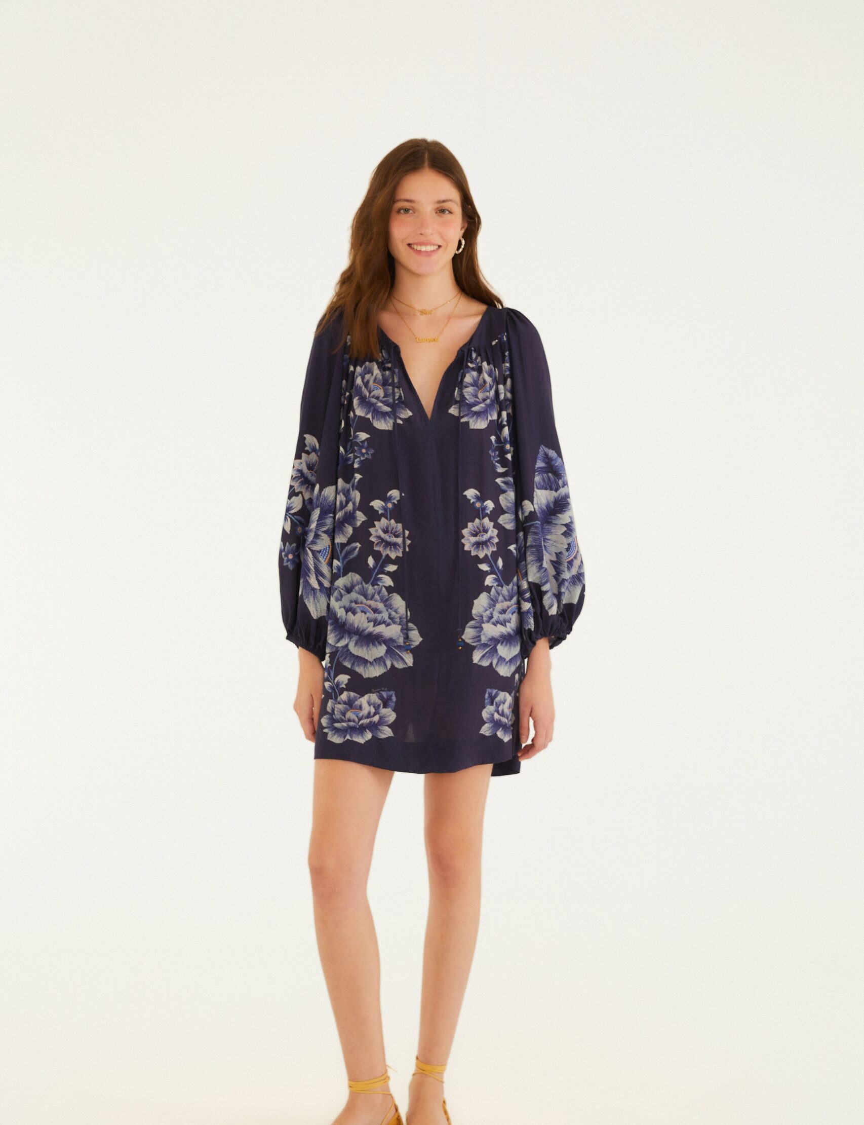 Vestido Curto Nara Floral