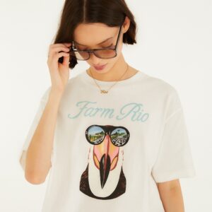 Tshit Media Tucano Carioca Bege Macrame