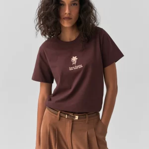 T-Shirt Mini Flor Bordada