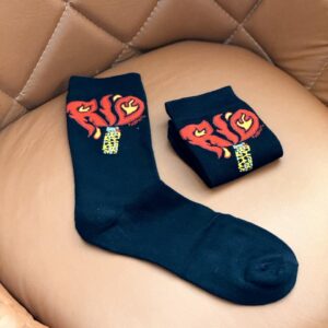 Meia Souvenir Fogueira Rio Multicolorido