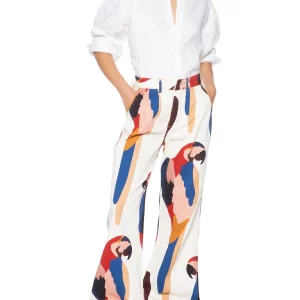 Calça Boca Larga Sarja Araraquara