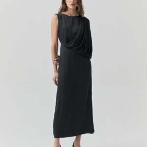 VESTIDO ASSIMÉTRICO ACETINADO