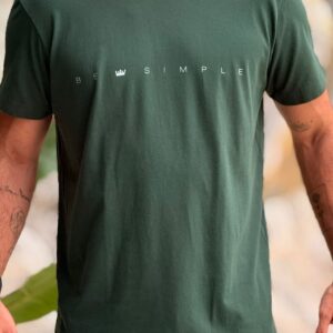 T-SHIRT VINTAGE BE SIMPLE VERDE