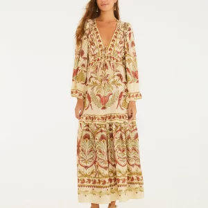 Vestido Estampado Jardim Louise