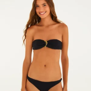 Biquini Bandeau Textura Peixe