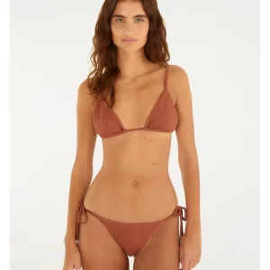 Biquini Lacinho Textura Coqueiro