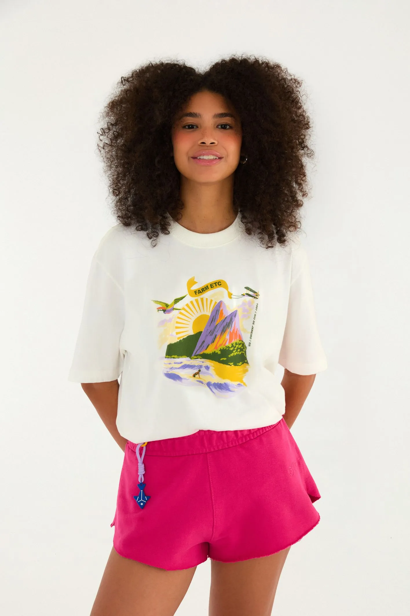 T-shirt ipanema silk paisagem rio