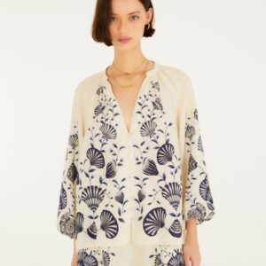 Bata Estampada Sonho De Conha