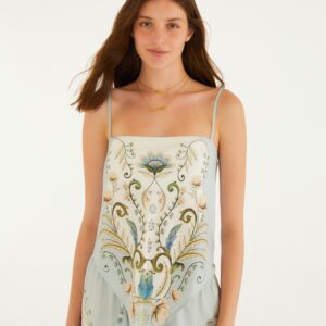 Regata Estampada Lenço Milena