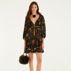 VESTIDO CURTO INVERNO TROPICAL