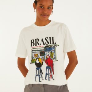 T-shirt Media Passáros Brasil