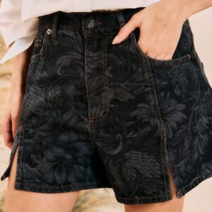 Bermuda Jeans Estampada