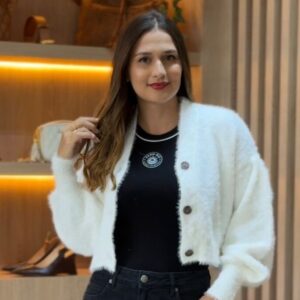 Cardigan Curto Pelinho