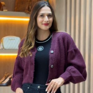 Cardigan Curto Pelinho