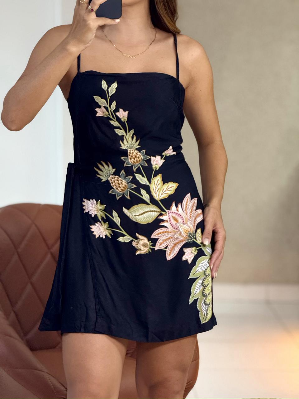 Vestido Curto Estampado Jamile - Imagem 3