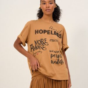 Camiseta Feminina Oversized Estampada