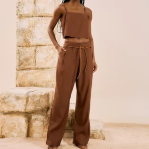 Conjunto Blusa E Calça Alfaiataria