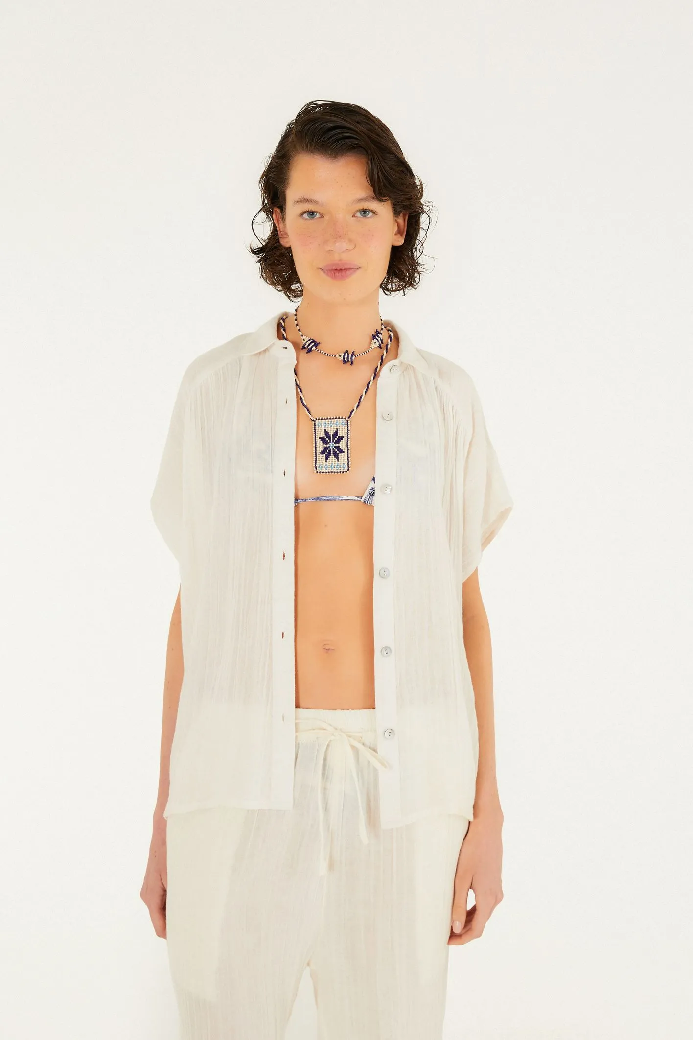 Camisa Prega Crinkle