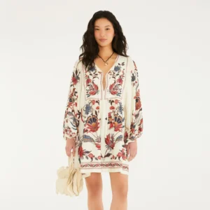 Vestido Curto Estampado Bohoflor