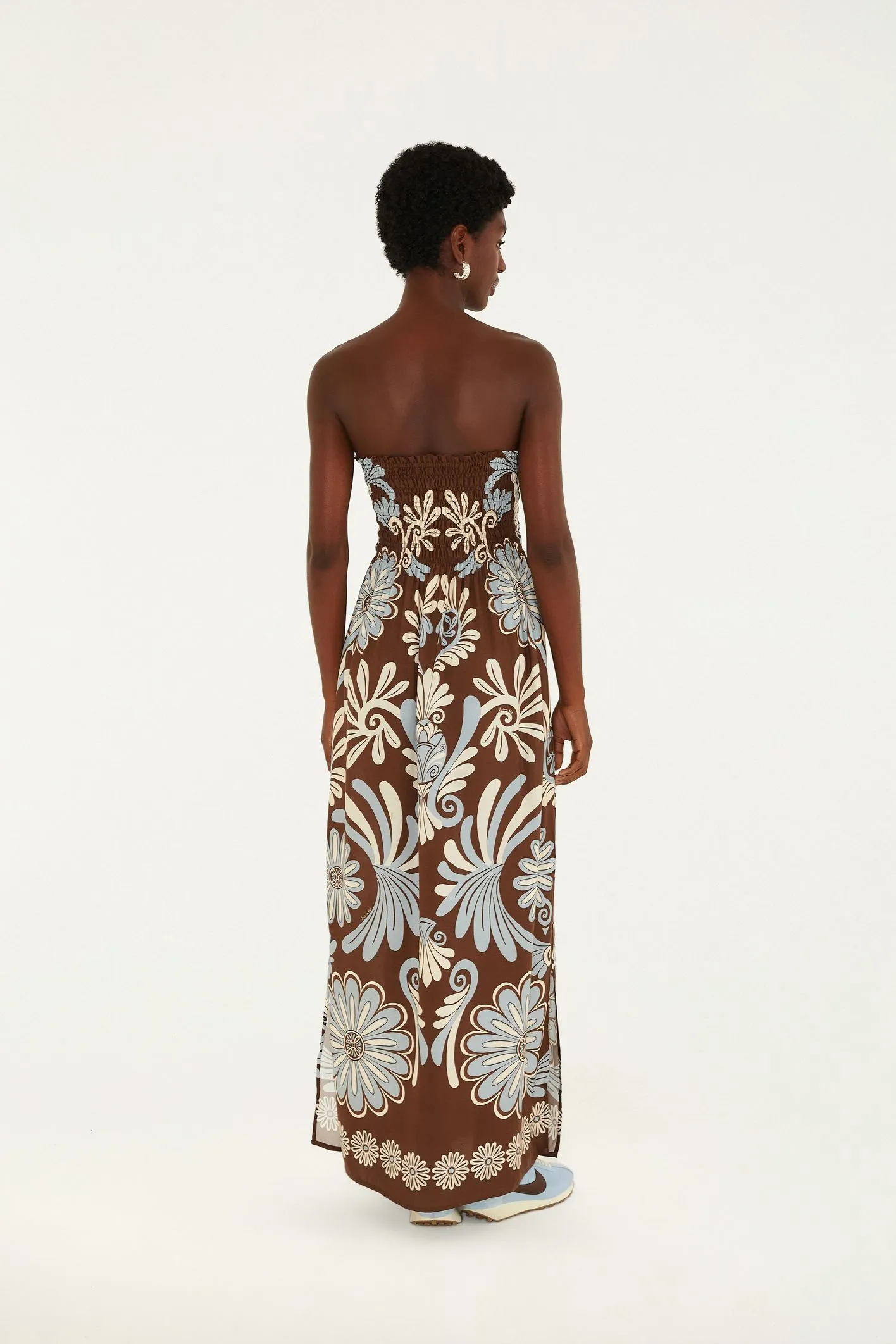 Vestido Cropped Estampado Coletânea Tropical - Imagem 3