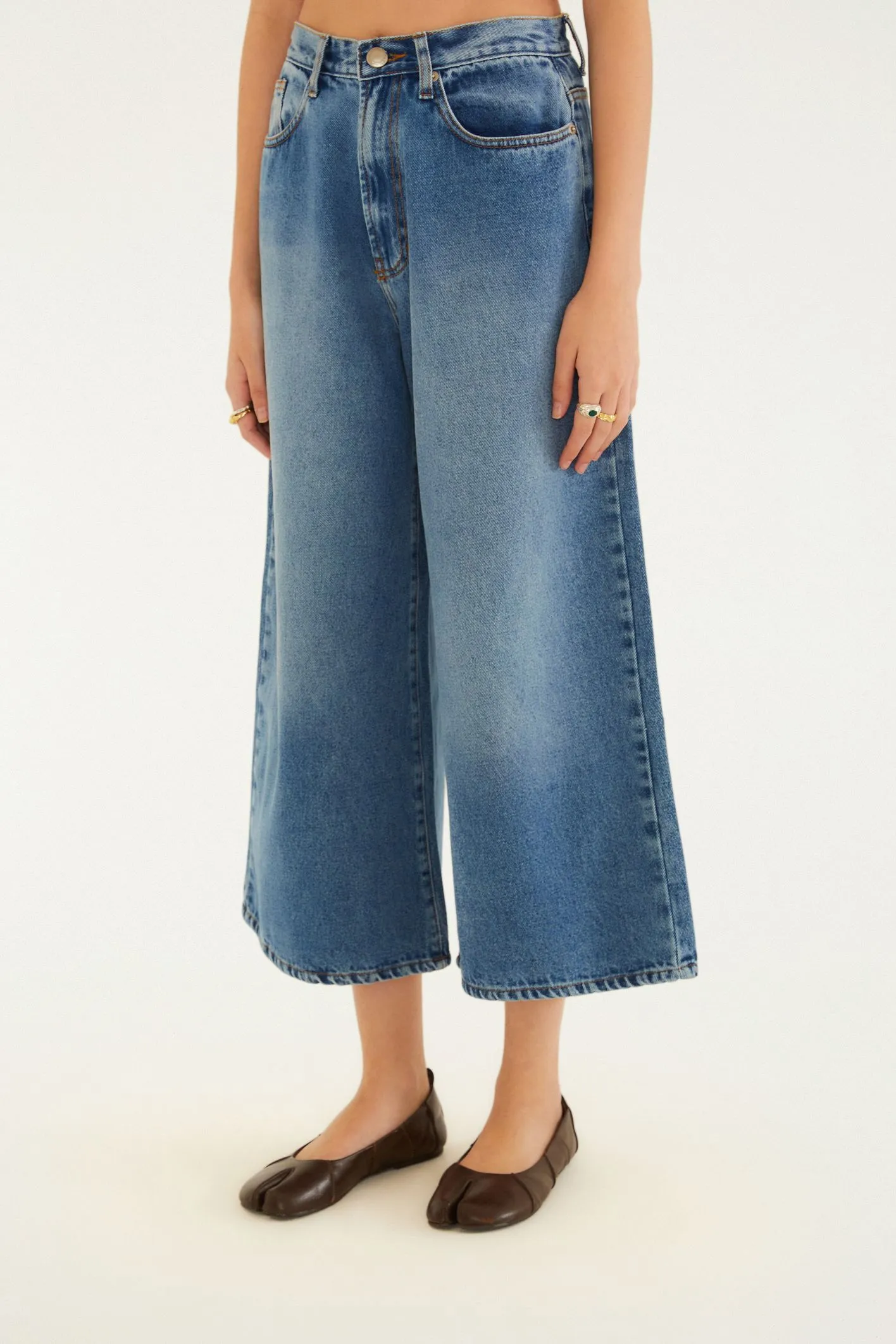 Calça Pantacourt Jeans - Imagem 3
