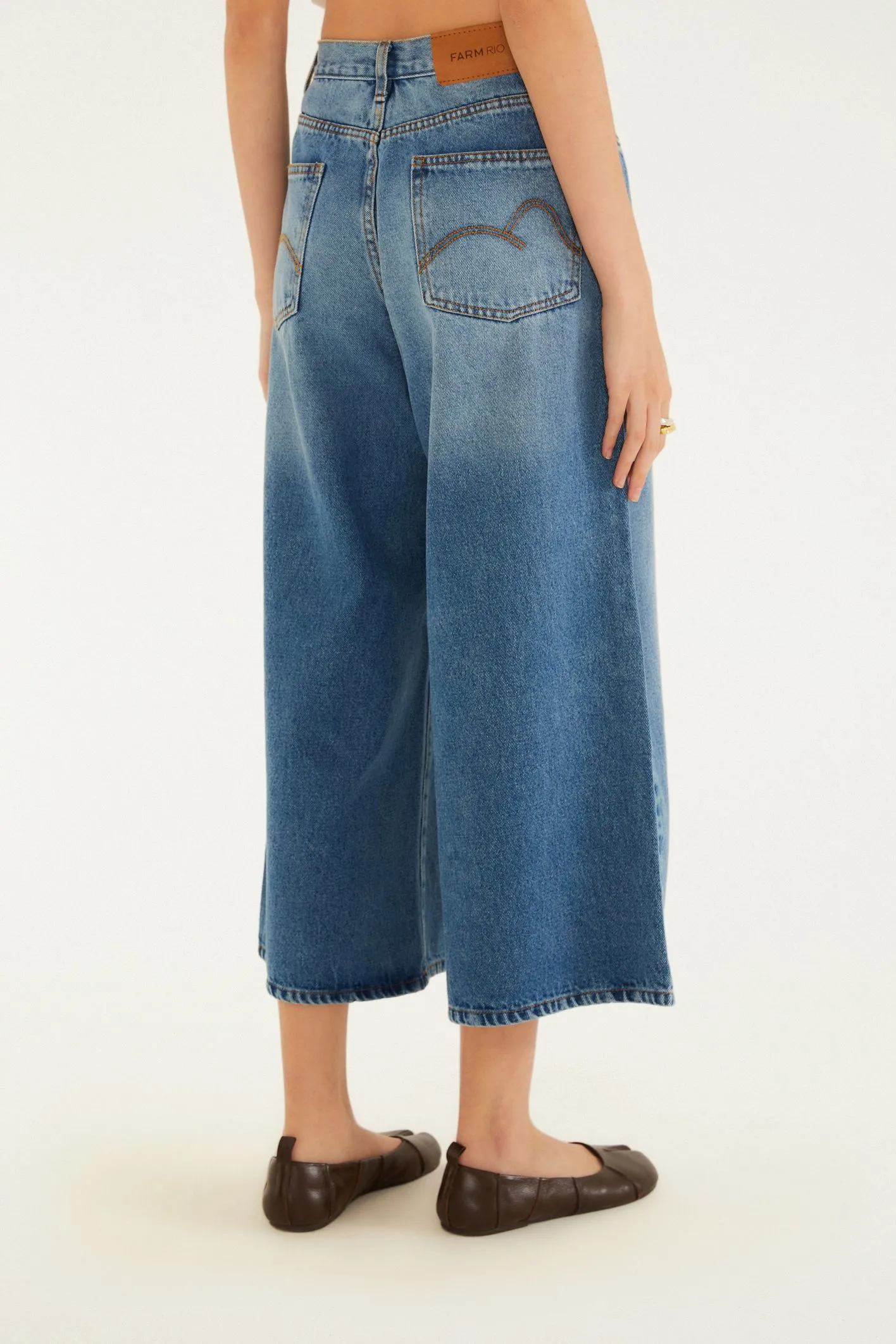 Calça Pantacourt Jeans - Imagem 4