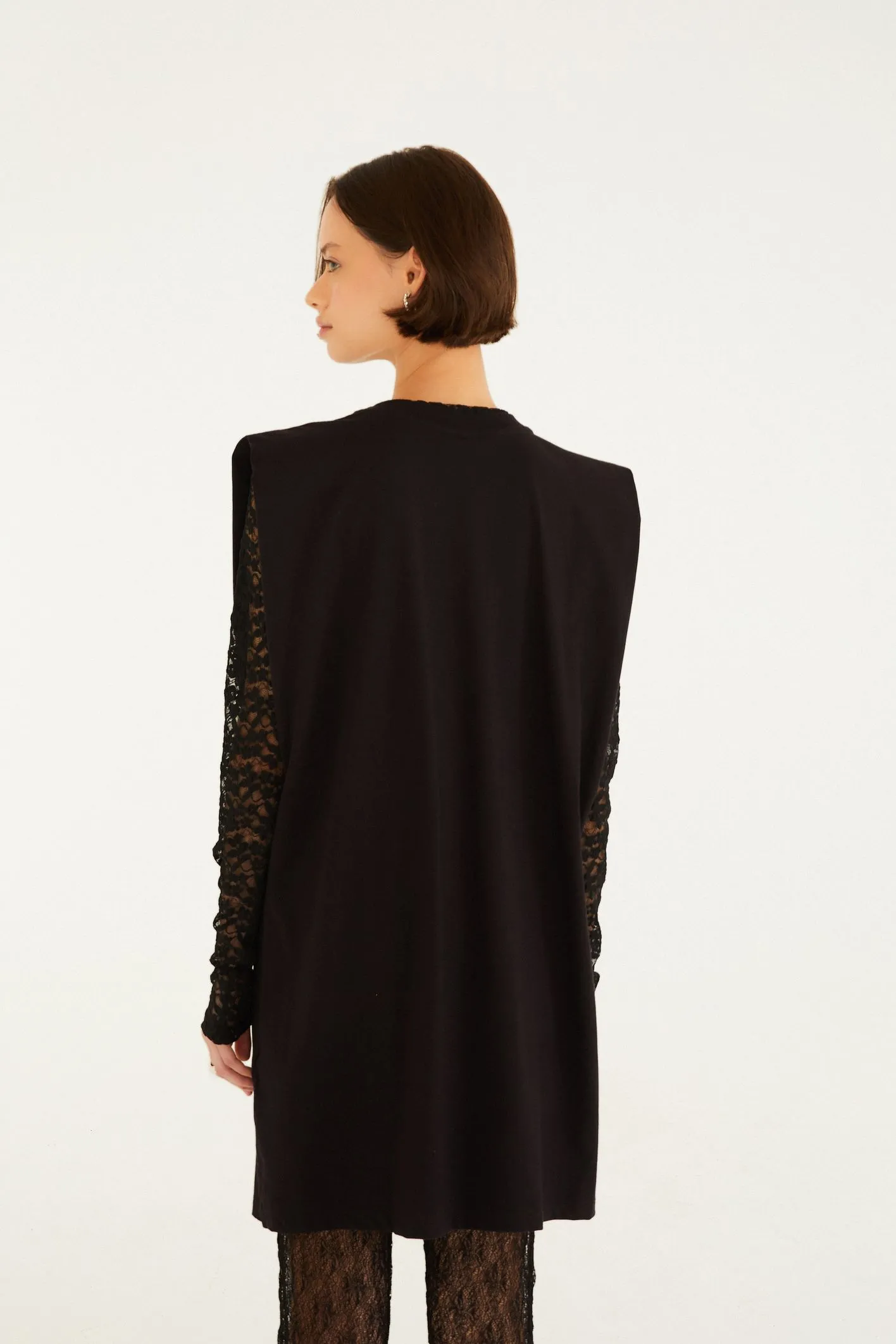Vestido Curto Estampado Selva De Flor - Imagem 3