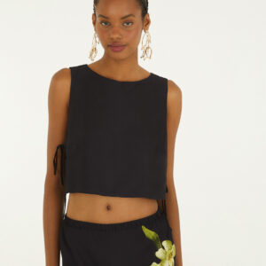 BLUSA CROPPED AMARRAÇÃO E