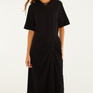 Vestido Cropped Pareô Preto