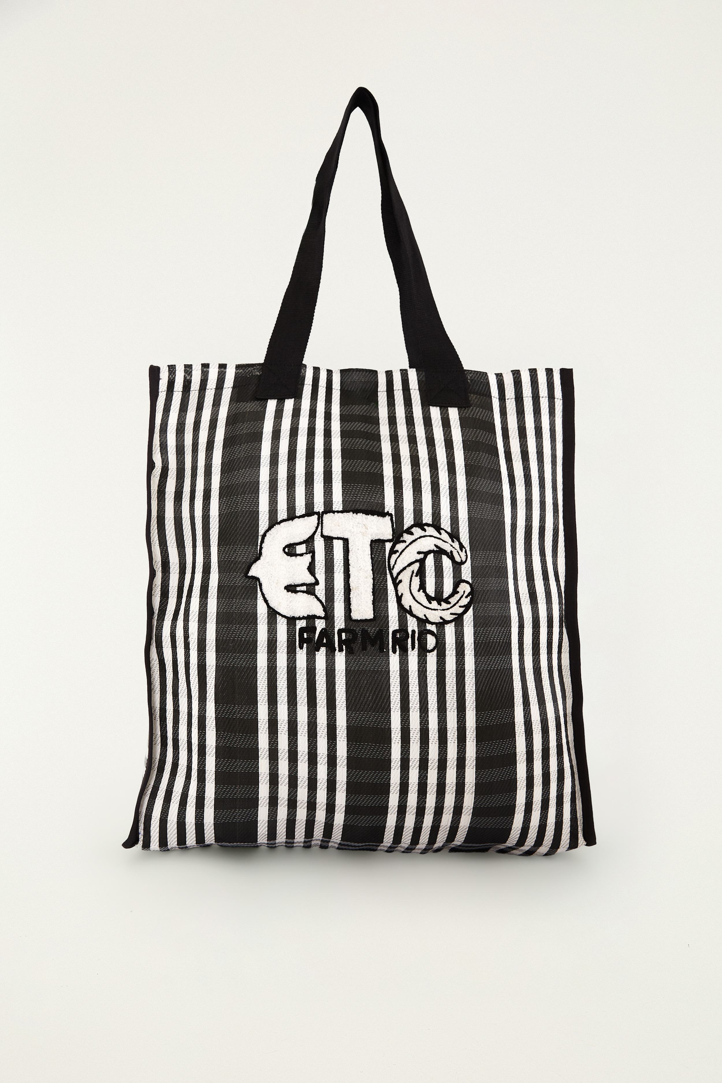 Bolsa Tote Ráfia Multicolorido