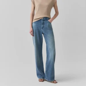 Calça Jeans Reta Five Pockets