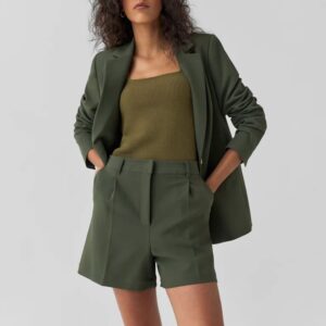 Shorts Alfaiataria Verde