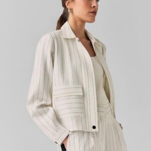 Jaqueta Fio Tinto Off White