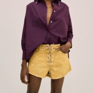 Short Sarja Lace Up