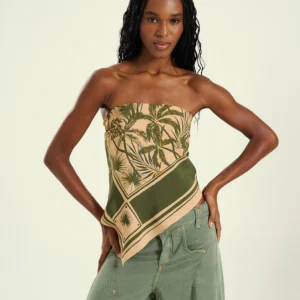Blusa Feminina Estampada Com Amarração